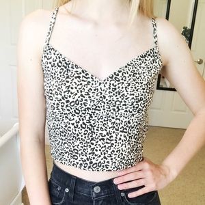 Cheetah Print Crop Top